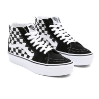 Кеди Vans Sk8-HI Platform Checkerboard/White VN0A3TKNQXH1