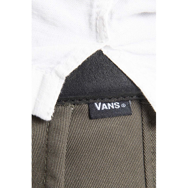 Брюки Vans Authentic Chino цвет зелёный chinos средняя посадка VN0A5FJBKCZ-green