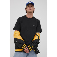 Хлопковая футболка Vans цвет чёрный гладкий VN0A49R7BLK1-Black