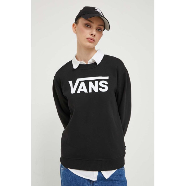 Кофта Vans женская цвет чёрный с принтом