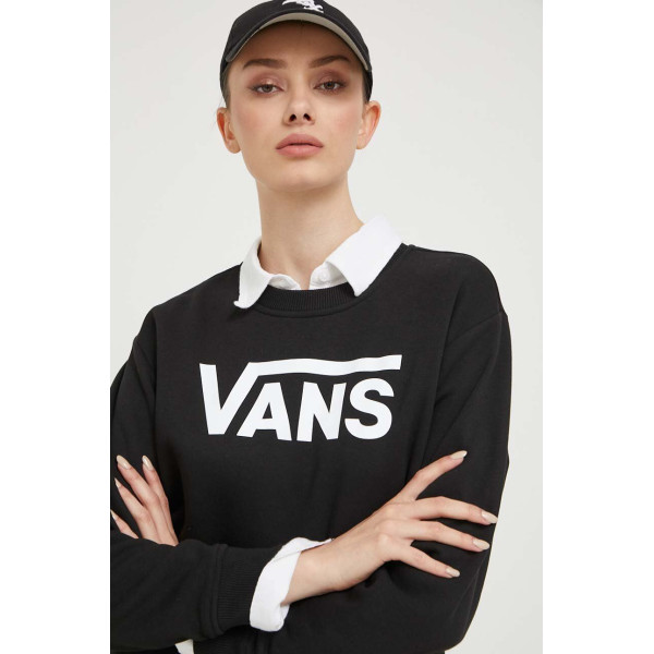 Кофта Vans женская цвет чёрный с принтом