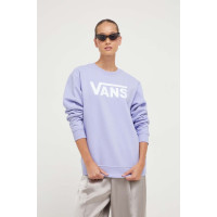 Кофта Vans женская цвет фиолетовый с принтом