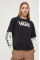 Хлопковый лонгслив Vans цвет чёрный