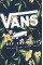 Хлопковая футболка Vans цвет синий с принтом