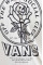 Хлопковая футболка Vans цвет бежевый с принтом