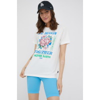 Хлопковая футболка Vans цвет бежевый  VN0A5LI2FS81