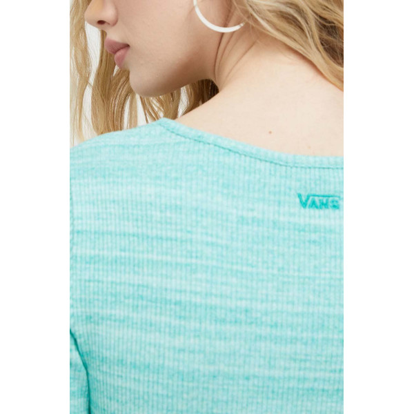 Футболка Vans женский цвет зелёный