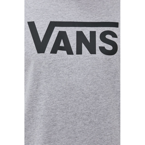 Лонгслив Vans мужской цвет серый с принтом