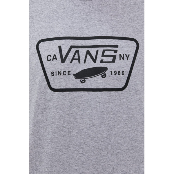 Футболка Vans мужская цвет серый с принтом VN000QN8ATJ1-HEATHER