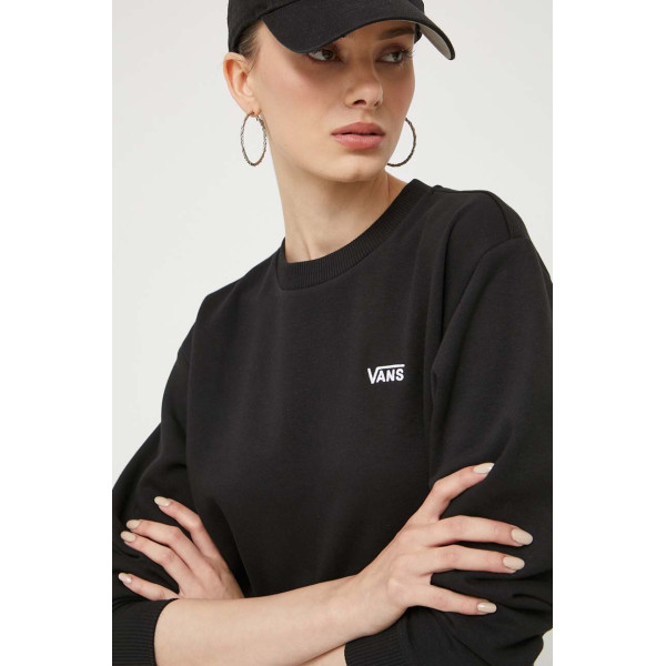 Кофта Vans женская цвет чёрный однотонная