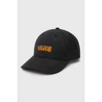 Шапка с примесью шерсти Vans цвет серый с аппликацией