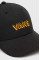 Шапка с примесью шерсти Vans цвет серый с аппликацией