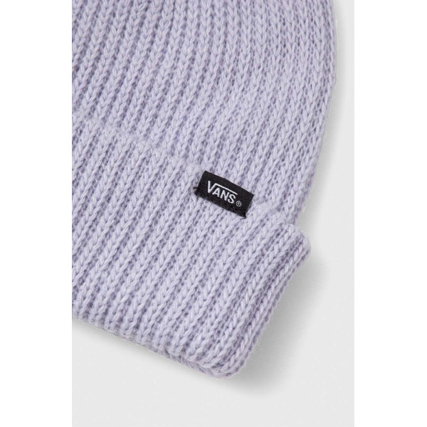 Шапка Vans цвет фиолетовый из толстого трикотажа