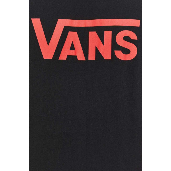 Хлопковая футболка Vans цвет чёрный с принтом