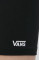 Шорты Vans женские цвет чёрный с аппликацией высокая посадка VN0A5LL7BLK1-BLACK