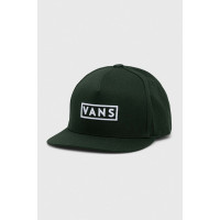 Хлопковая кепка Vans цвет зелёный с аппликацией  VN0A45DPBD61