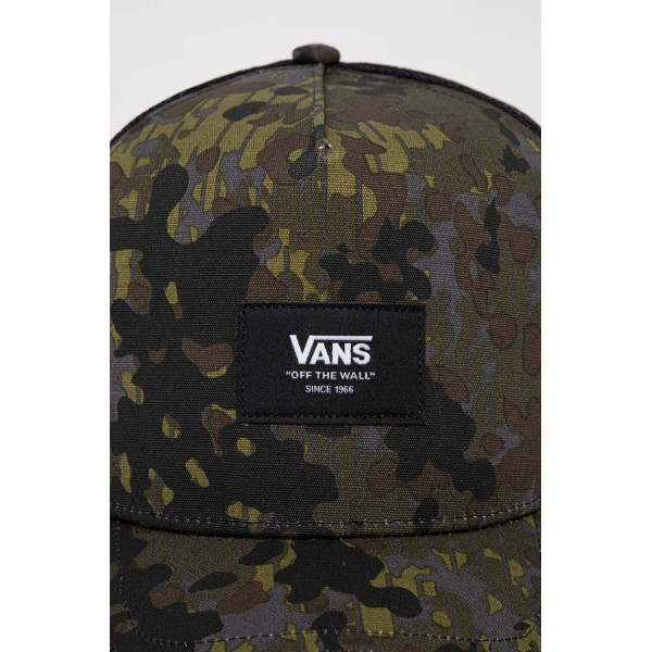 Кепка Vans цвет зелёный узор