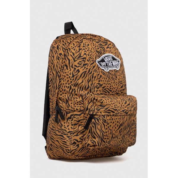 Рюкзак Vans цвет коричневый большой узорный VN0A3UI611D1-GoldenBrow
