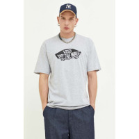 Футболка Vans мужской цвет серый с принтом