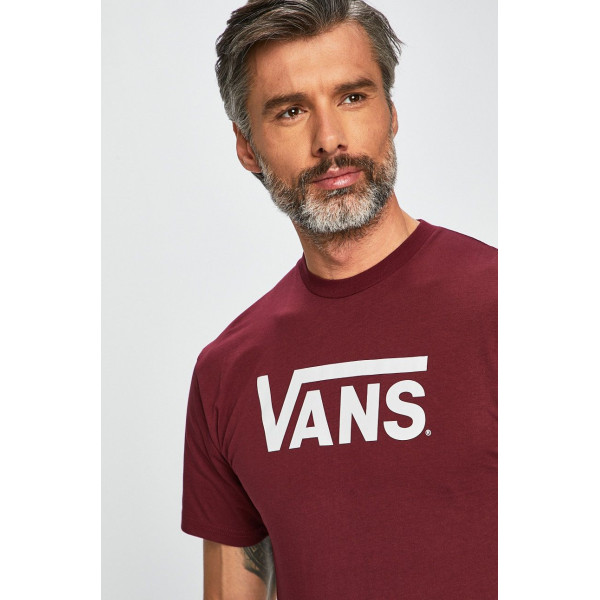 Vans - Футболка VN000GGGZ281-Burgundy/W