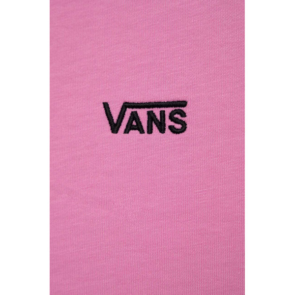 Детский хлопковый топ Vans цвет фиолетовый