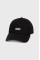 Хлопковая кепка Vans цвет чёрный с аппликацией VN0A4UM9Y281-BLACKWHITE