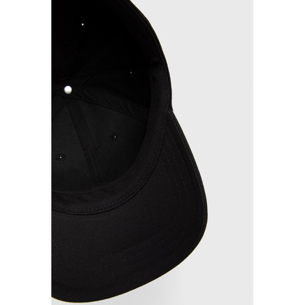 Хлопковая кепка Vans цвет чёрный с аппликацией VN0A4UM9Y281-BLACKWHITE