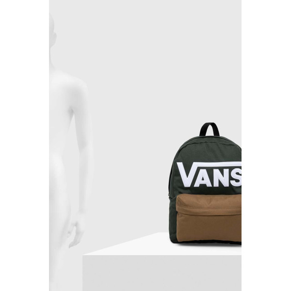Рюкзак Vans цвет зелёный большой с аппликацией