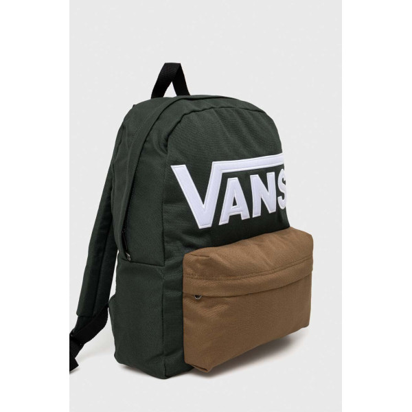 Рюкзак Vans цвет зелёный большой с аппликацией