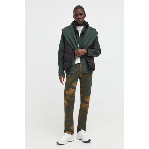 Брюки Vans мужские цвет зелёный фасон chinos