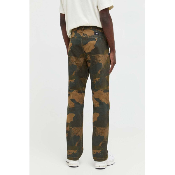 Брюки Vans мужские цвет зелёный фасон chinos