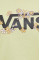 Хлопковая футболка Vans цвет зелёный