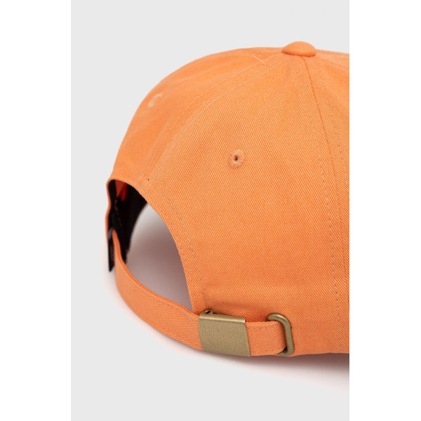 Хлопковая кепка Vans цвет оранжевый с аппликацией VN0A36IUYST1-MELON
