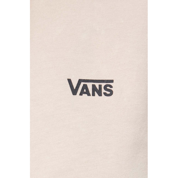 Хлопковая футболка Vans цвет розовый