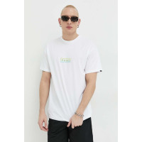 Хлопковая футболка Vans цвет белый с принтом  VN0A5E81BUV1