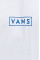 Хлопковая футболка Vans цвет белый с принтом