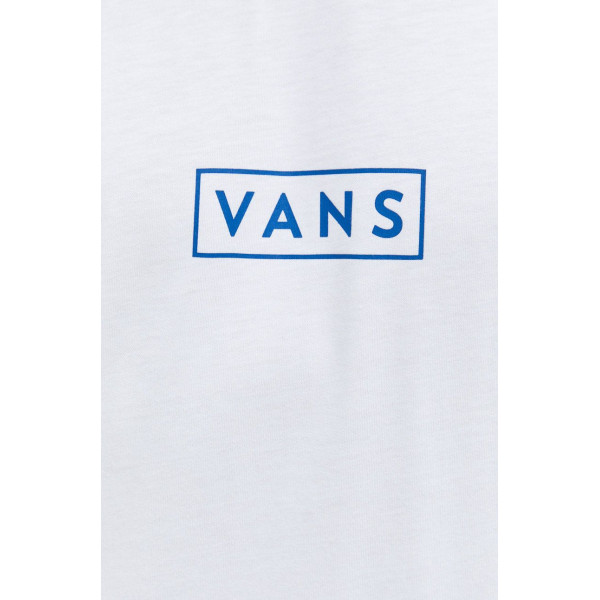 Хлопковая футболка Vans цвет белый с принтом