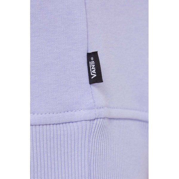 Кофта Vans женская цвет фиолетовый с капюшоном с принтом