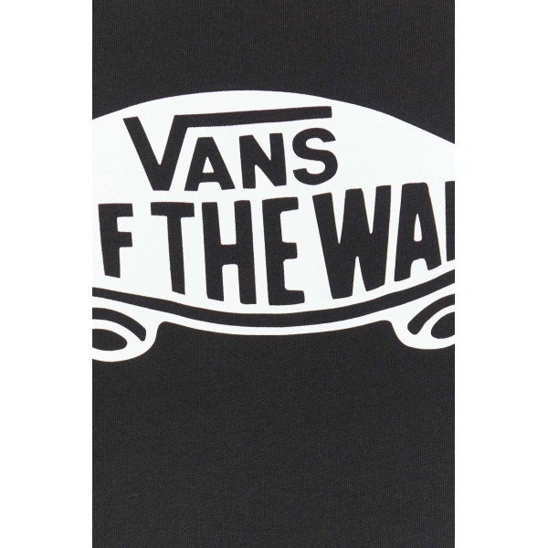 Хлопковая футболка Vans цвет чёрный с принтом