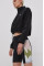 Хлопковая кофта Vans женская цвет чёрный гладкая VN0A4R97BLK1-black