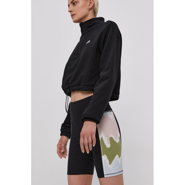 Хлопковая кофта Vans женская цвет чёрный гладкая VN0A4R97BLK1-black