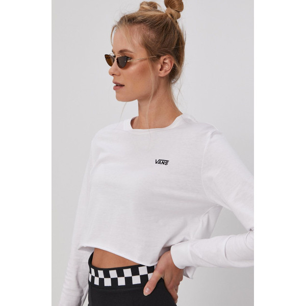 Лонгслив Vans женский цвет белый VN0A4OUQWHT1-White