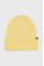 Шапка Vans цвет жёлтый из толстого трикотажа