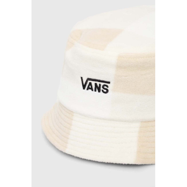 Двусторонняя шляпа Vans цвет бежевый