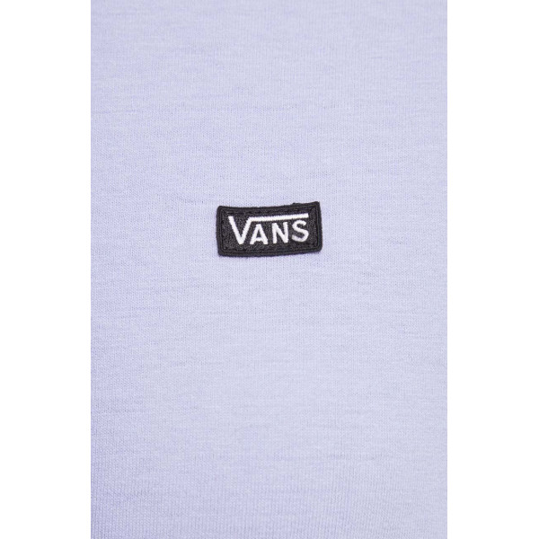 Хлопковая футболка Vans цвет фиолетовый