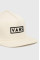 Хлопковая кепка Vans цвет бежевый с аппликацией