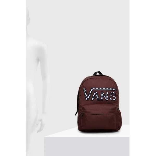 Рюкзак Vans цвет коричневый большой с аппликацией
