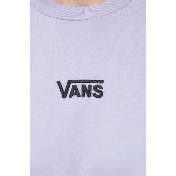 Хлопковое платье Vans цвет фиолетовый mini прямая