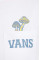 Хлопковая футболка Vans цвет белый