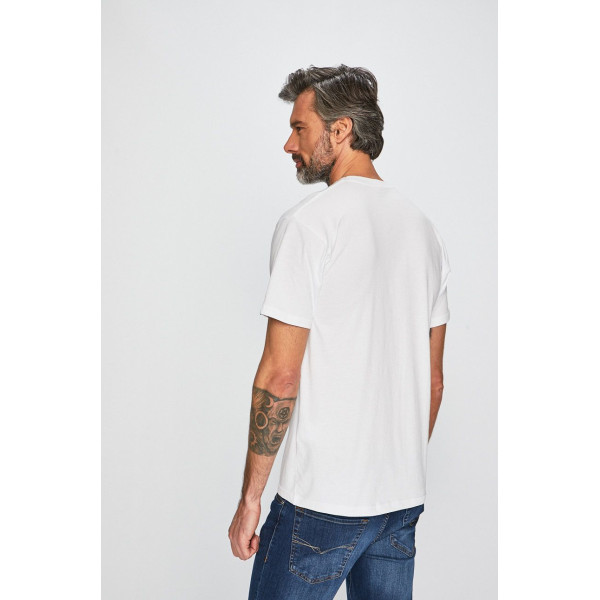 Vans - Футболка VN0A3CZEYB21-White/Blac